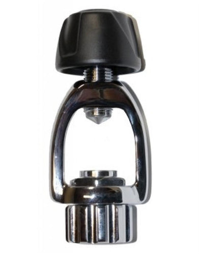 Image Of - Atomic Aquatics Din To Yoke Adapter (Screw-On Adapter Includes Yoke) Brass