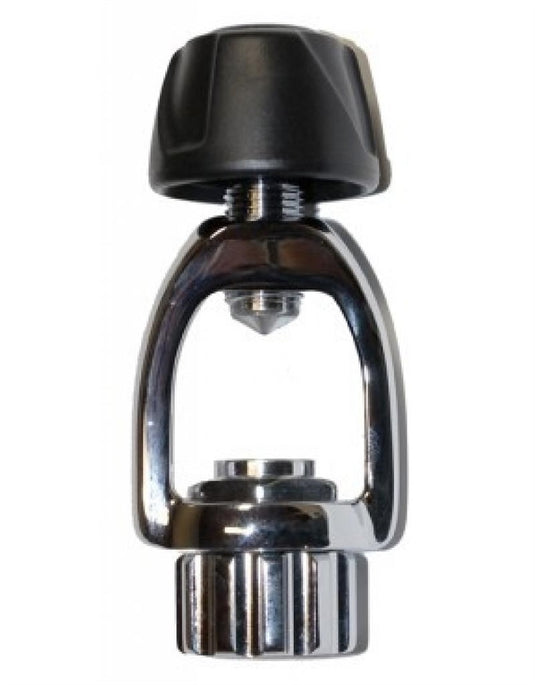 Image Of - Atomic Aquatics Din To Yoke Adapter (Screw-On Adapter Includes Yoke) Brass