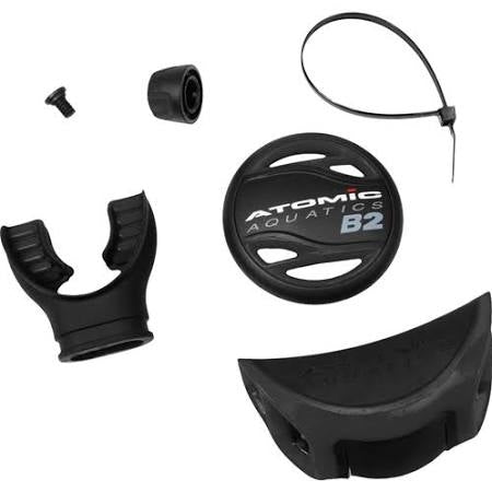 Image Of - Atomic Aquatics Color Kit - B2 (Cover, Adj. Knob & Exhaust Deflector) Black