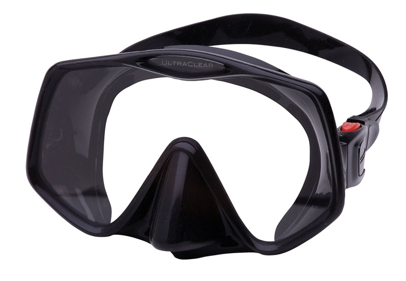 Load image into Gallery viewer, Image Of - Atomic Aquatics Frameless Mask - Atomic Black
