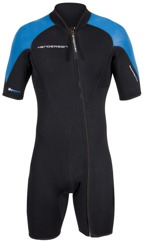 Load image into Gallery viewer, Image Of - Henderson 3MM Thermoprene Pro Font Zip Shorty Mens
