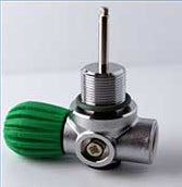 Load image into Gallery viewer, Image Of - Blue Steel Inline Rebreather Valve
