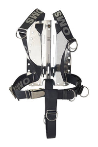 Image Of - OMS SS Backplate w/ SmartStream Harness and Crotch Strap SS