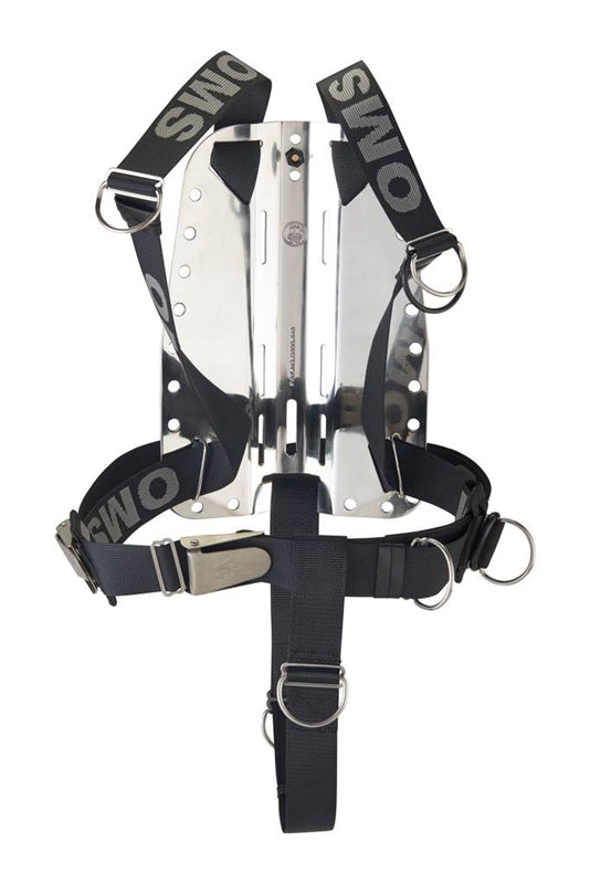 OMS SmartStream Webbing, including SS Hardware and Crotch Strap Black / Gray