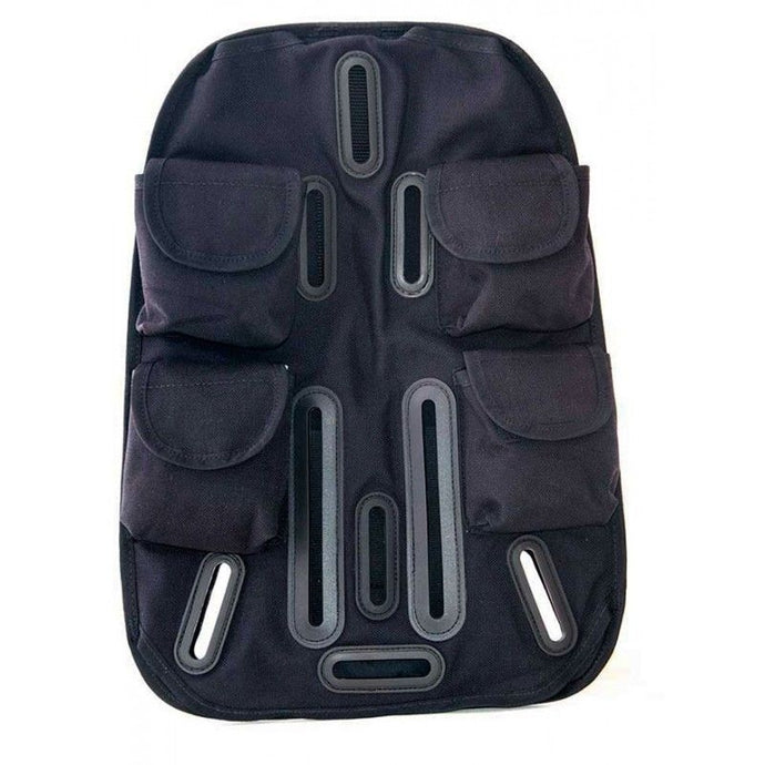 Image Of - OMS Back Pad (lb Pockets) Black