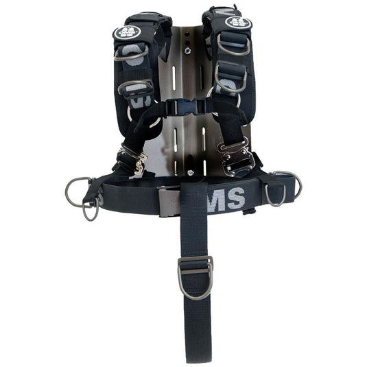 OMS, Comfort III SS, Hrns including SS Hardware and Crotch Strap Black