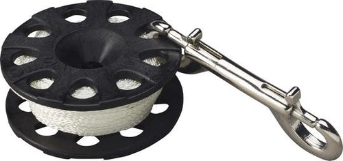 Image Of - OMS 75' Spool (~23 m of line) w/ SS Double-Ender Black