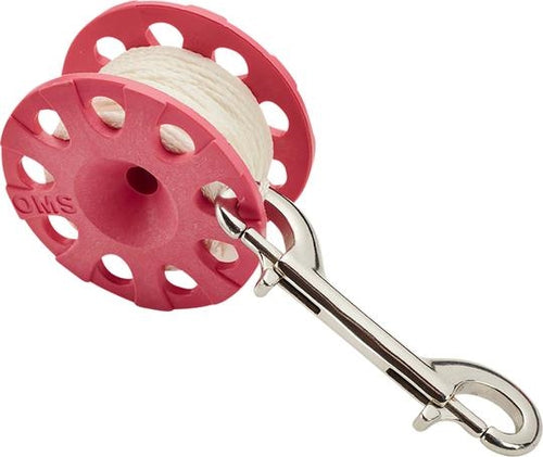 Image Of - OMS 75' Spool Pink (~23 m of line) w/ SS Double-Ender Pink