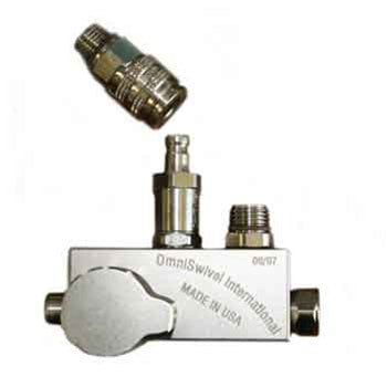 OmniSwivel  Quick Disconnect Set w/Check Valve
