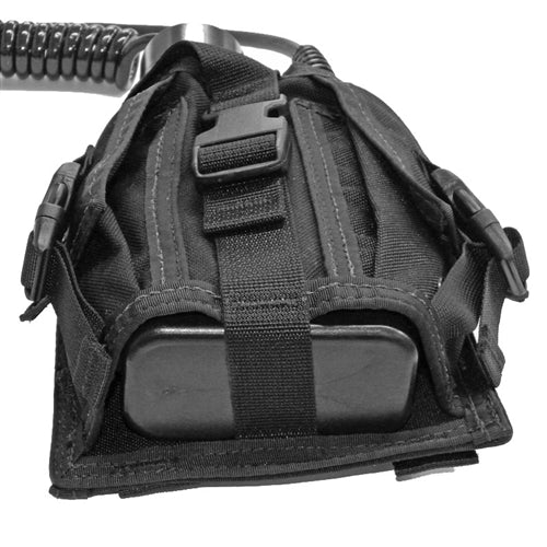 Transceiver Pouc - Securely Mounts ANY of our SSB/MAG/SW Diver Unit to your tank