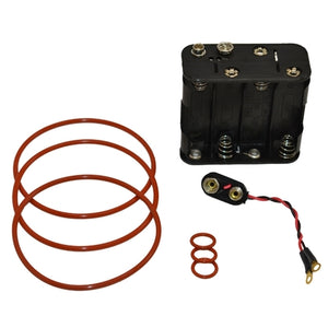 Spare Part Kit, for all SSB's. 3 small & 3 large a-rings, 1 battery snap, lSP-8.
