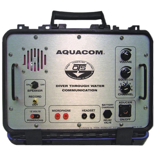 Image Of - Aquacom SSB 4-channel, surface station. Incl. Hand held mic. & transducer/cable.