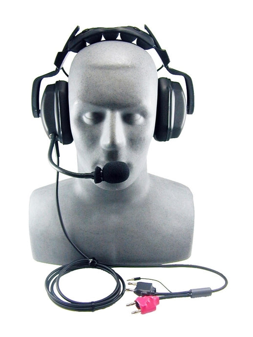 Image Of - Headset, deluxe headset with boom mic. Set up for MK2-DCI (ind, PTI control).