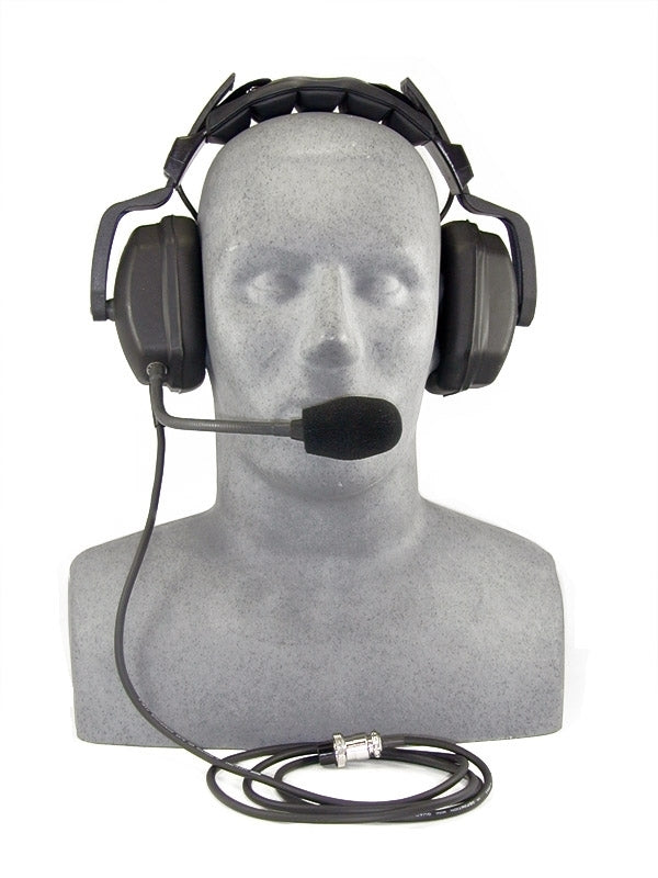 Image Of - Headset, deluxe headset with boom mic. Set up for ComBox (ind, PTI control).