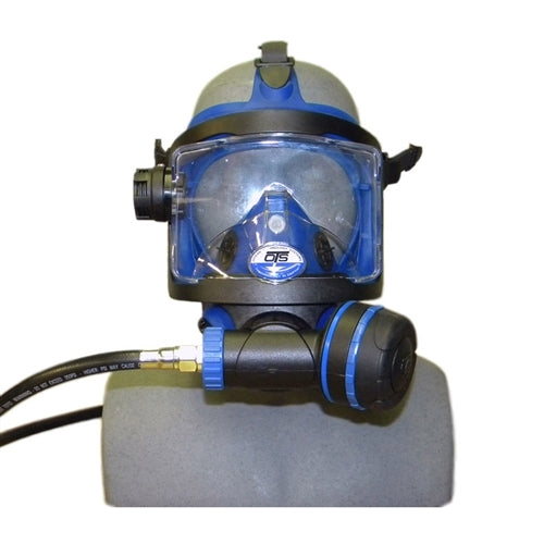 Image Of - OTS Guardian Full Face - Blue skirt Black hardware - No Communications