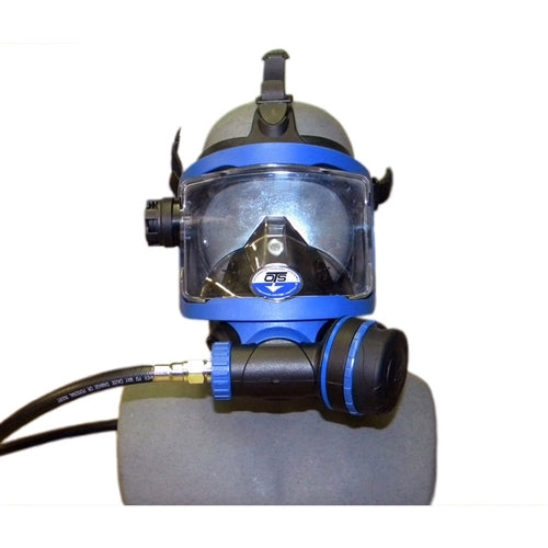 Image Of - OTS Guardian Full Face - Black skirt Blue hardware - No Communications