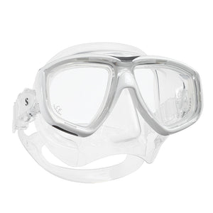 Image Of - Scubapro Flux Twin Mask - White/Clear