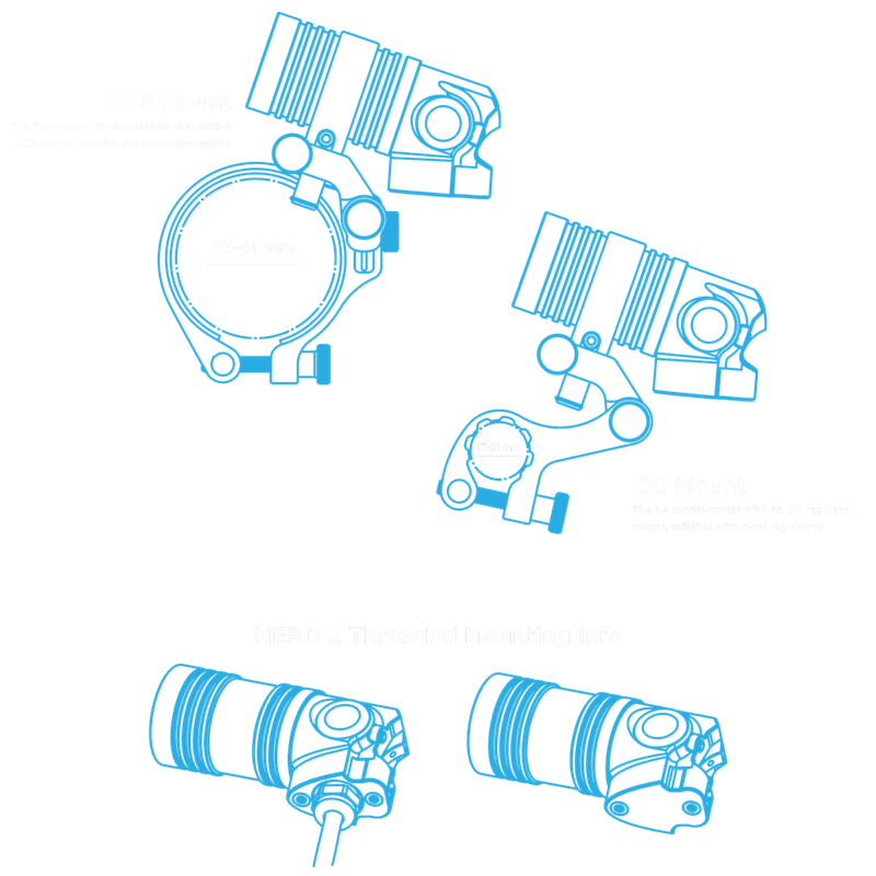 Load image into Gallery viewer, Shearwater NERD2 Stand alone Hands free dive computer
