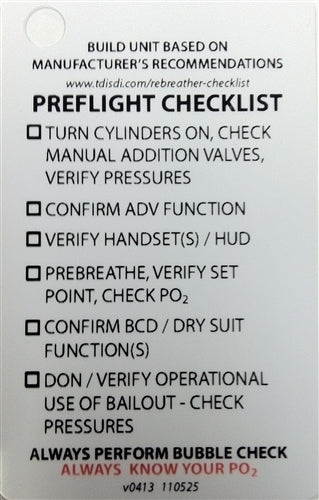 Load image into Gallery viewer, Image Of - CCR Preflight Checklist
