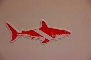 Image Of - Dive Flag Shark Sticker