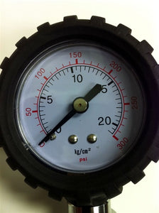 Intermediate Pressure Gauge PSI & BAR with push button bleeder