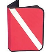 Load image into Gallery viewer, Image Of - 3 Ring Zippered Dive Log Organizer - Dive Flag
