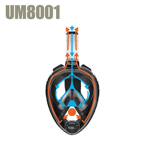 Load image into Gallery viewer, Tusa Full-Face Snorkeling Mask
