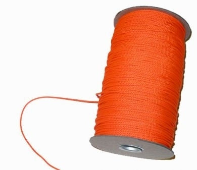 24 braided nylon line, orange 600' Average length *Buy at