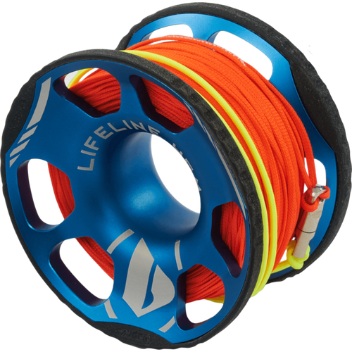 Photo of - Apeks Lifeline Spool w/ bolt snap - Size: LG/45 M - Scubadelphia DiveSeekers.com