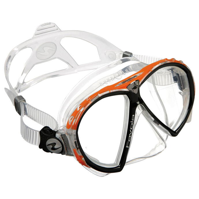 Image Of - Aqua Lung Favola Mask - Clear Orange