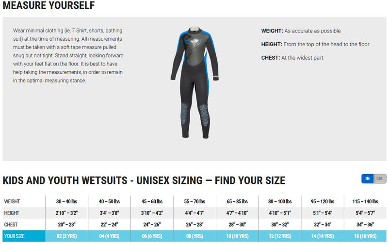 Load image into Gallery viewer, Photo of - BARE 7/6mm Manta Full Wetsuit Youth - Scubadelphia DiveSeekers.com
