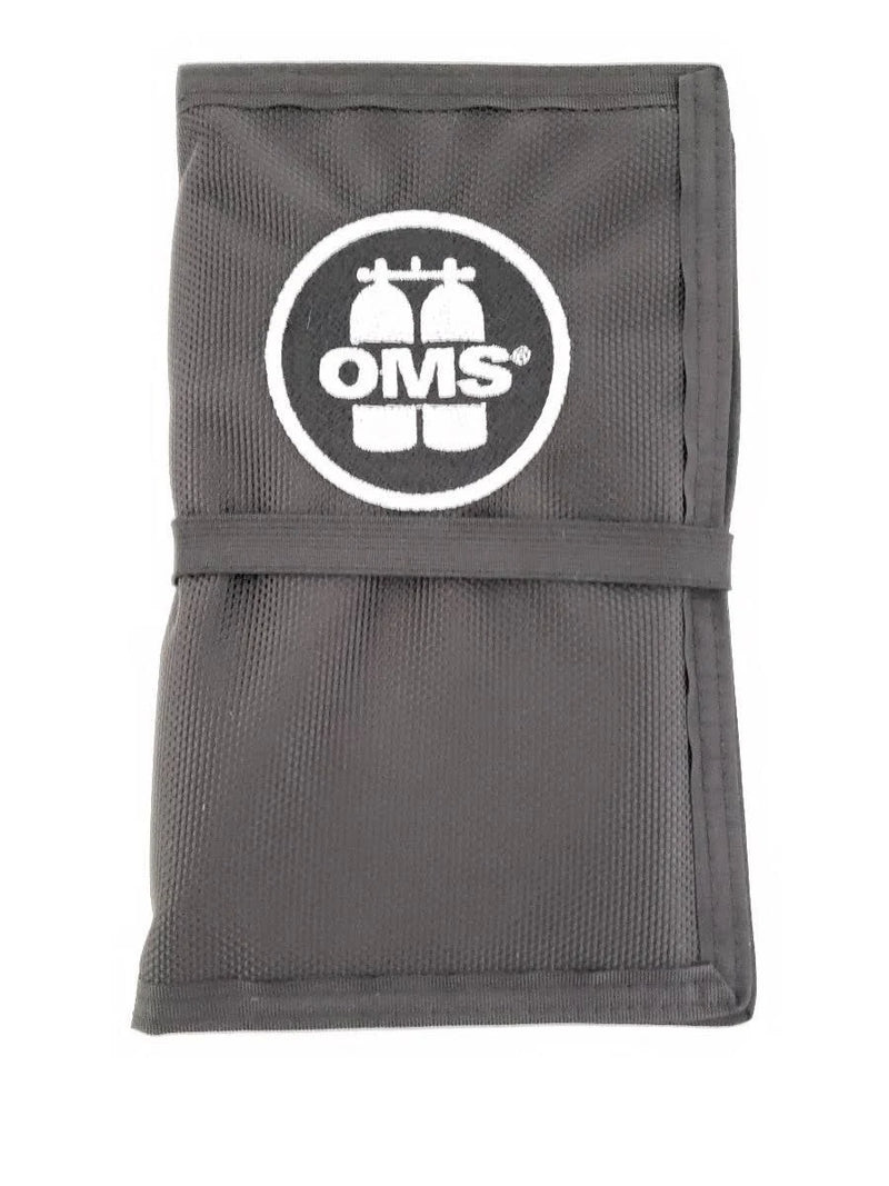Load image into Gallery viewer, Photo of - OMS Diver's Notebook (w/ UW Paper, Table Windows, Pocket &amp; Pencil Holders) Black - Scubadelphia DiveSeekers.com
