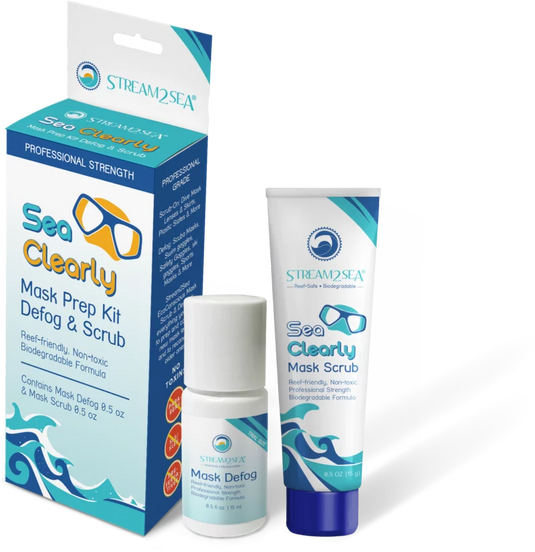 Photo of - Stream2Sea Mask Prep Kit Defog & Scrub - Scubadelphia DiveSeekers.com