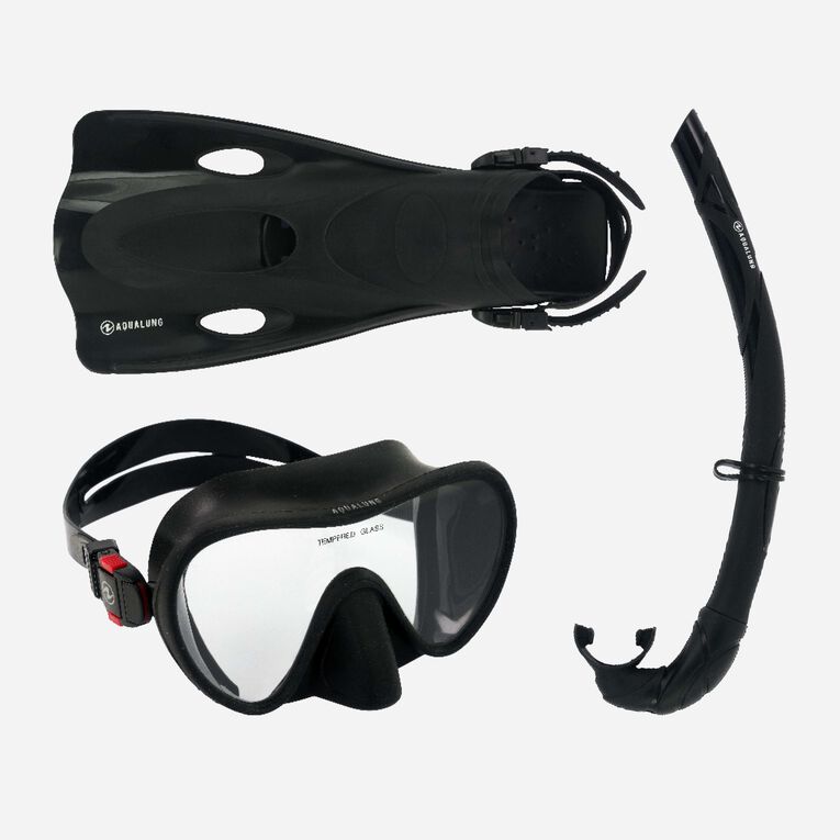 aqua lung goggles Aqualung Nabul Snorkeling Set Black S/M
